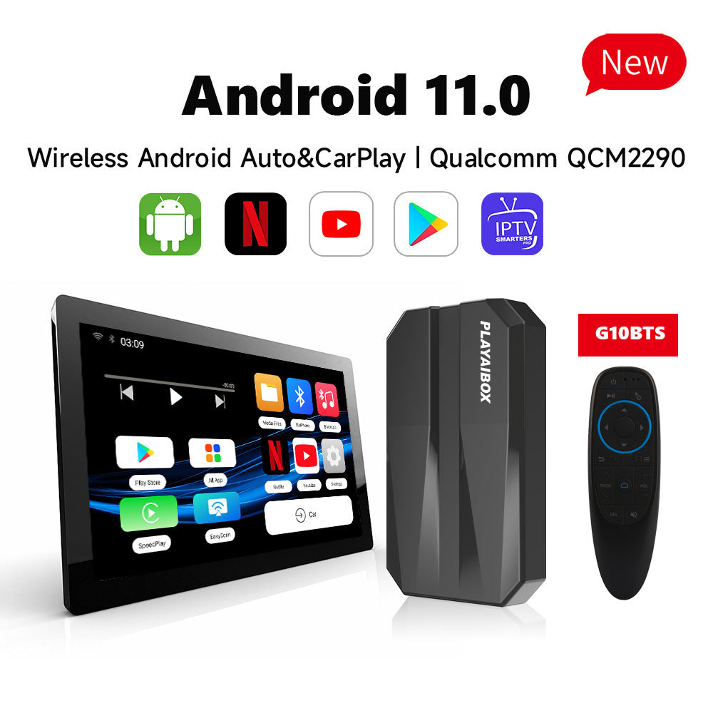 Just Arrived at Buy Center: Carplay Original Car Wired To Wireless AI Box Qualcomm Android System GT8 with remote control