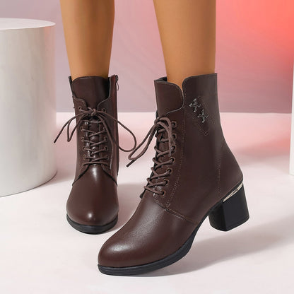 Thick-soled British Style Female Boots Buy Center