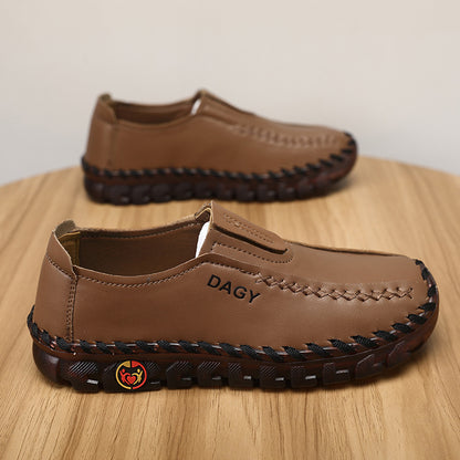 Fresh on the Scene at Buy Center: Beef Tendon Soft Bottom Not Tired Feet Flat Casual Shoes 007 Brown