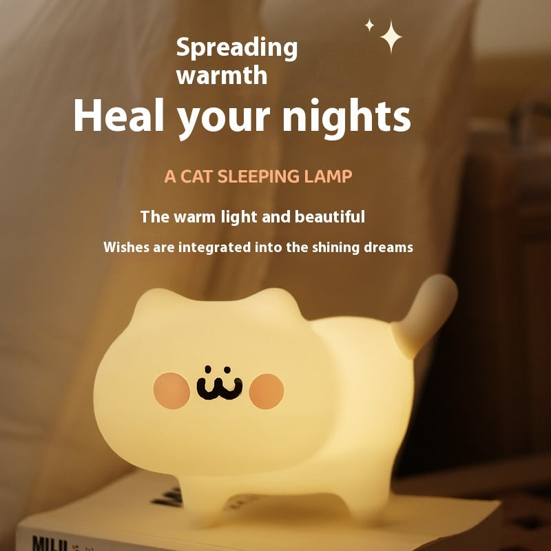 Hot New Items at Buy Center: A Cat Nightlight Bedroom Decoration Bedside Sleeping Light