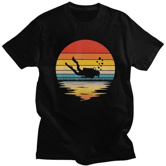 Now Available at Buy Center: Men's Retro Scuba Diving T-shirt