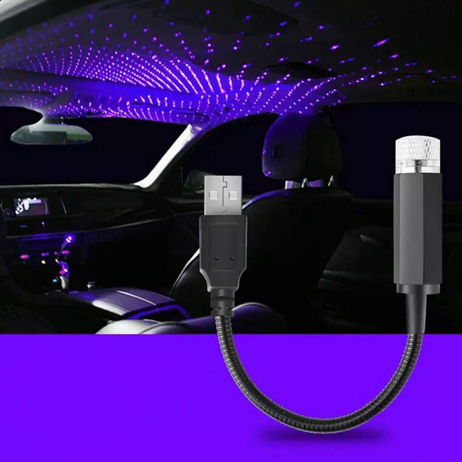 Car LED Starry Sky Night Light USB Powered Galaxy Star Projector Lamp For Car Roof Room Ceiling Decor Plug And Play Buy Center