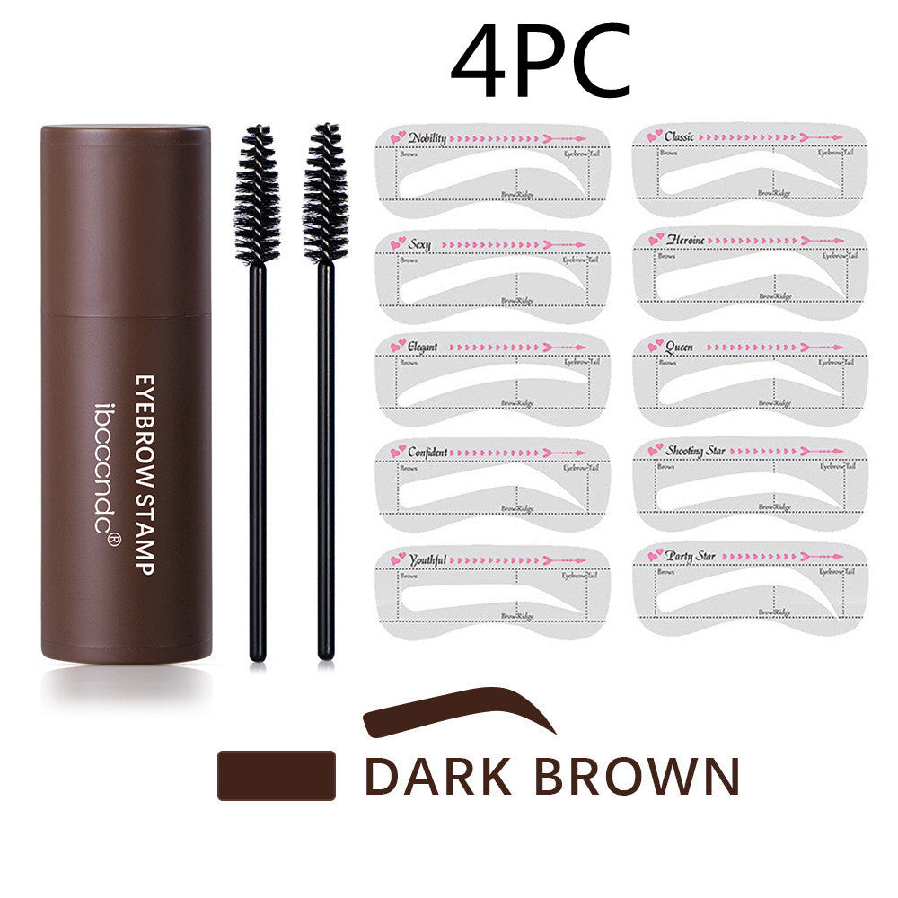 Buy Center Top Rated-Seal Eyebrow Powder Stick Eyebrow Card Eyebrow Trimming Eyebrow Pencil Stick Dark brown 4PC