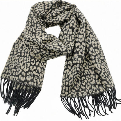 Women's Thick Warm Shawl Leopard Print Scarf Buy Center