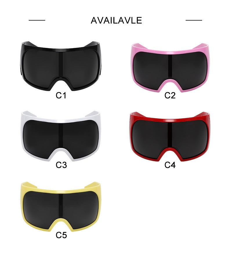 New at Buy Center: Future Technology Sense Super Large Punk Sports Style Mask Integrated Goggles