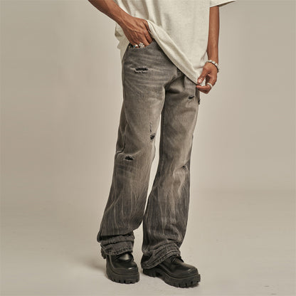 Newly Released at Buy Center: Fashion Personalized Washed Ripped Jeans For Men