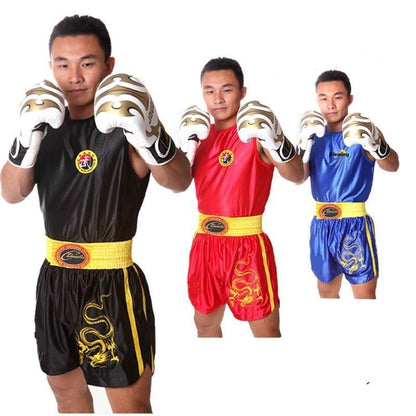 Zhuoao Solong Tattoo Clothes For Sanda Muay Thai Shorts Men And Women