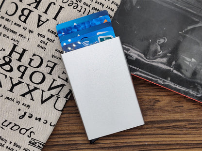 Fresh Arrivals at Buy Center: Aluminum Automatic Card Push Box Intelligent Card Dispensing Silver