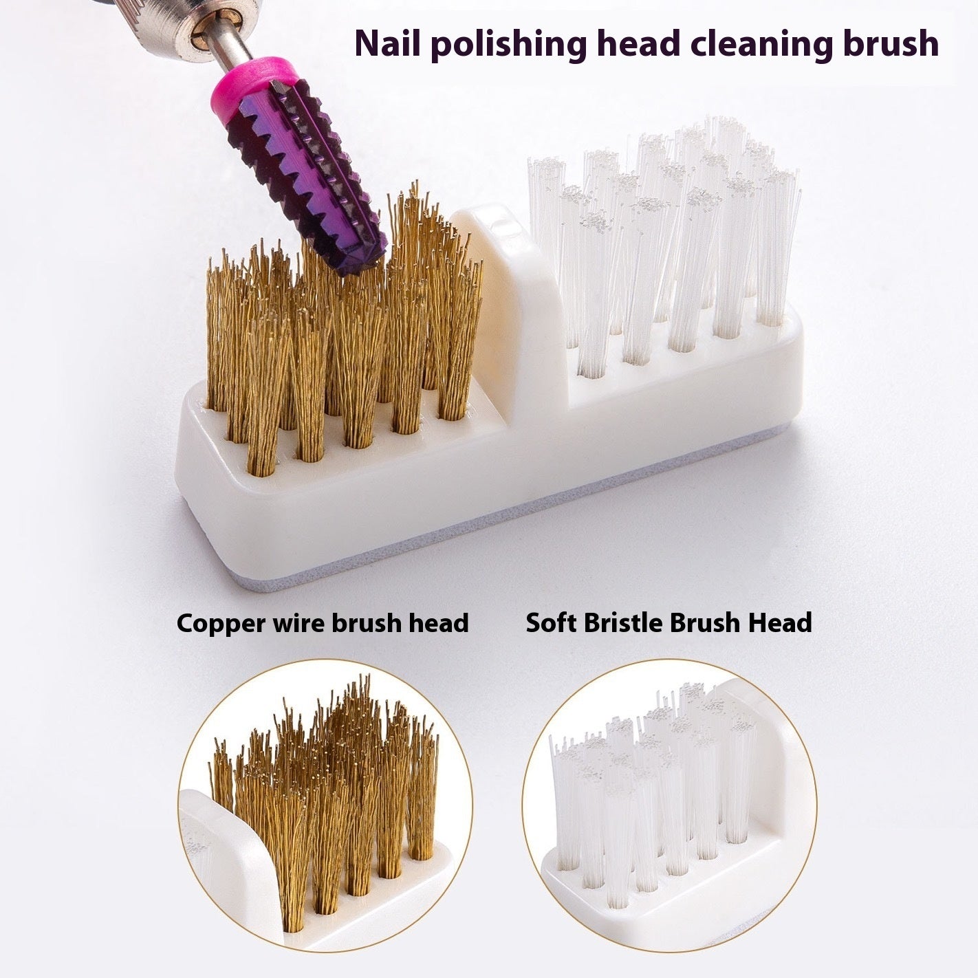 Manicure Grinding Head Cleaning Brush Buy Center