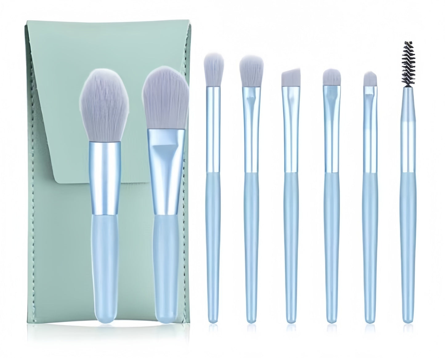 Eight Macaron Makeup Brush Eye Detail Set