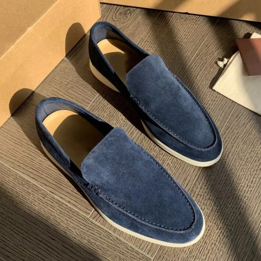 Now Available at Buy Center: Men's Loafers Summer Casual Frost Flat Shoes Slip-on Driving Shoes