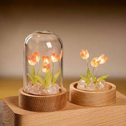 Tulip Small Night Lamp Handmade Desktop Decoration Buy Center