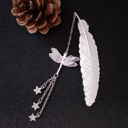 Fresh Arrivals at Buy Center: Luminous Retro Pure Copper Feather Bookmark 2style