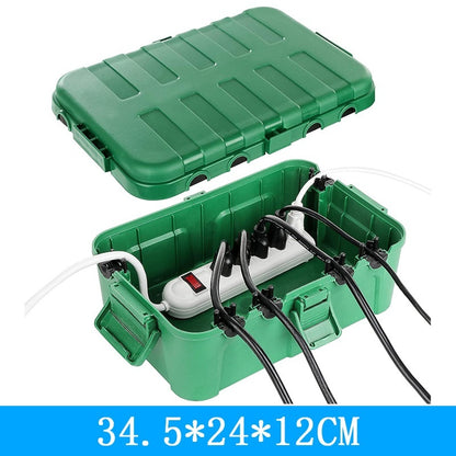 Hot New Items at Buy Center: Cable Safety Junction Box Power Supply Extensionlines Socket Protective Cover Large Green Square