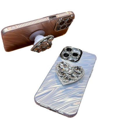 Hot New Items at Buy Center: Lens Protector Rhinestone Love Bracket Phone Case