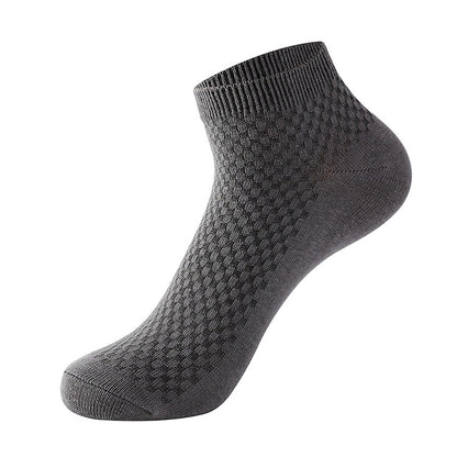 Chaussettes courtes invisibles pour hommes, tube court, bouche peu profonde