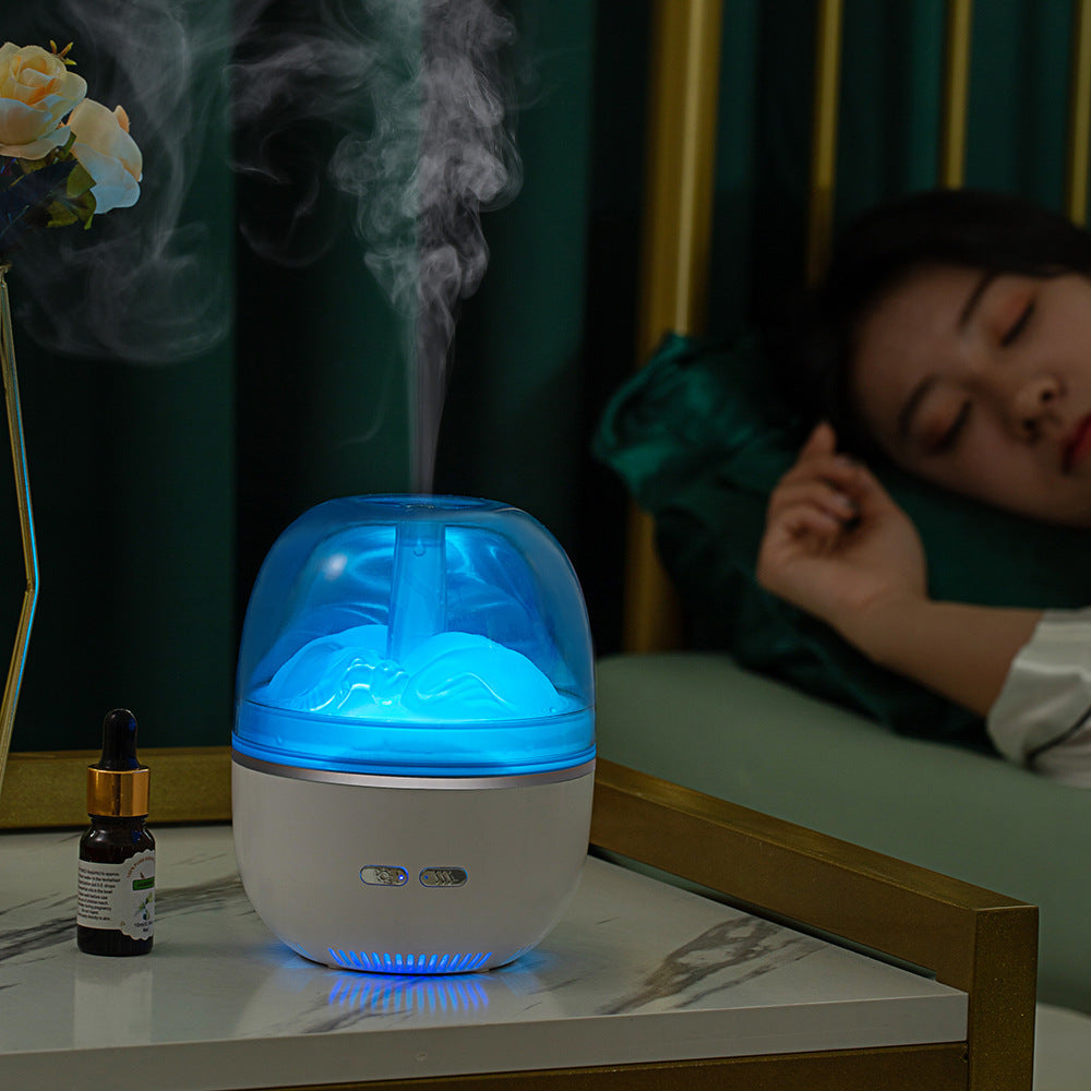 Air Humidifier Essential Oil Ultrasonic Aromatherapy Atomizer Colorful Light Heavy Fog Volume Office Home Accessories Buy Center