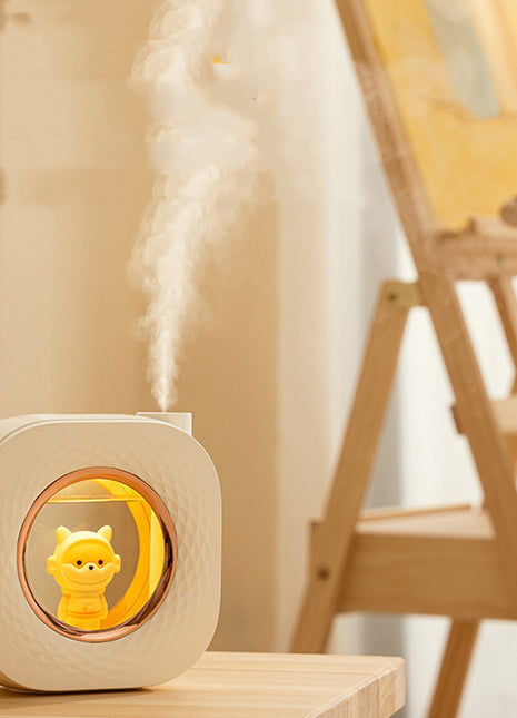 Humidificador pequeño de luz de luna de moda para el hogar