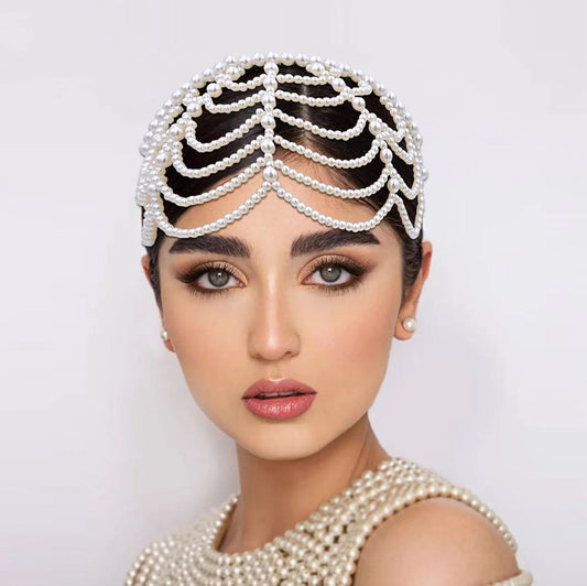 Sweet Bridal Tiara With Pearl Forehead Decoration | Health, Beauty & Hair4 | Buy Center