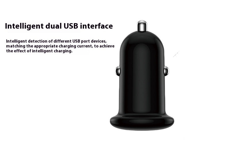 Newly Released at Buy Center: Car Charger Dual-port Usb Fast Charging Mini One To Two