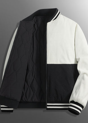 High-end Reversible Cotton Coat Baseball Collar Jacket