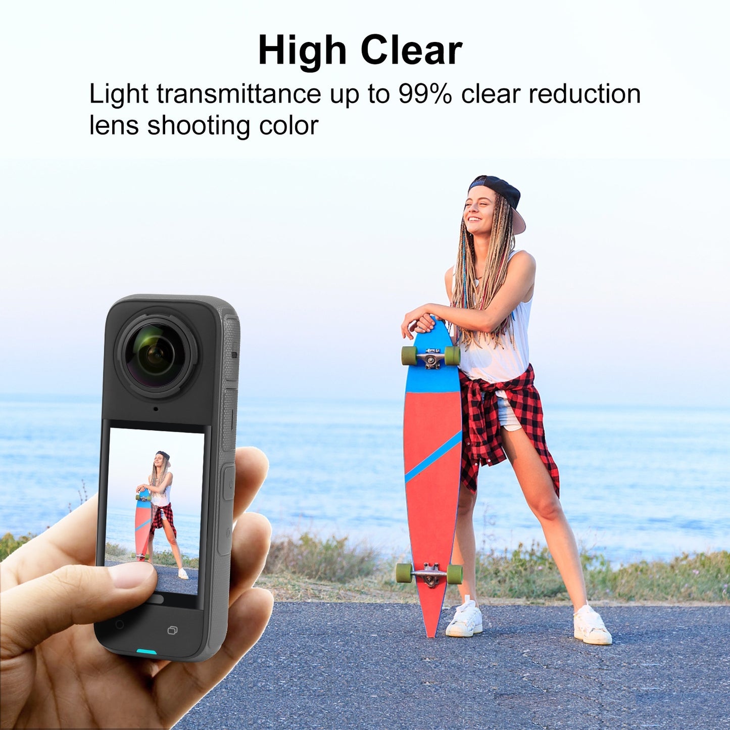 Newly Released at Buy Center: Insta360 X4 HD Tempered Film 360 Panoramic Sports Camera X4 Accessories