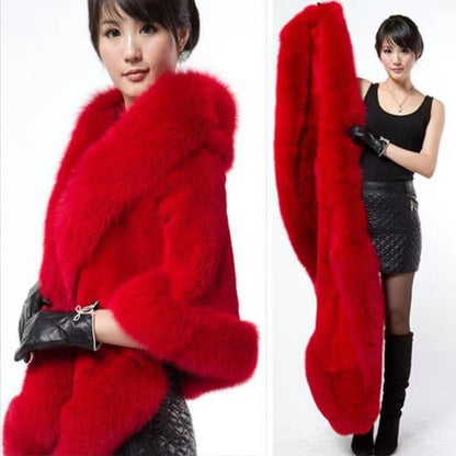 Women's Fur Talma Fur Warm Rabbit Fur Coat Buy Center