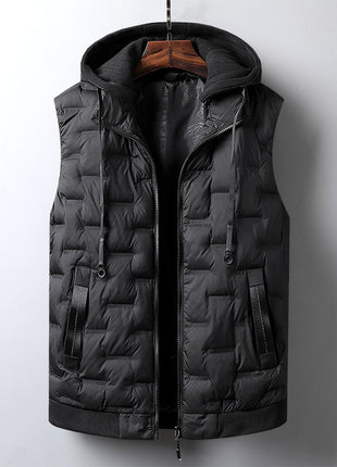 Gilet étudiant automne et hiver gilet en duvet gilet grande taille