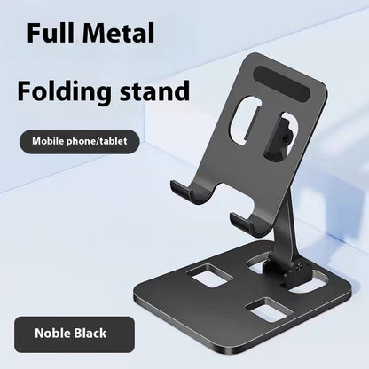 Hot New Items at Buy Center: Aluminum Alloy Mobile Phone Holder Lazy Folding Rotation K005 Black