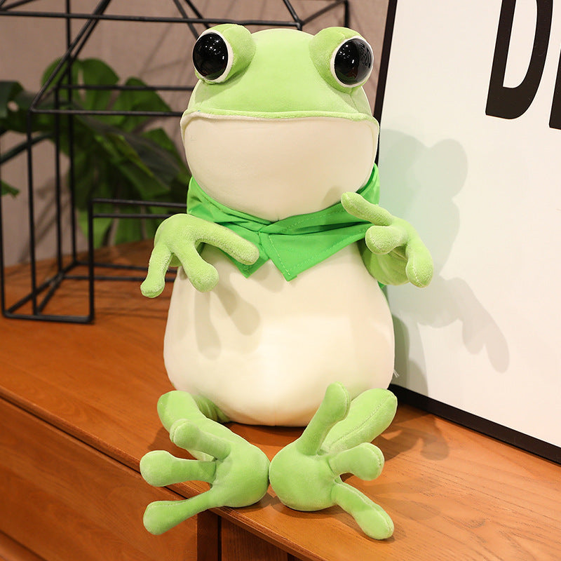 Fresh on the Scene at Buy Center: Creative Cloak Frog Doll Pillow Plush Toy Picture Color