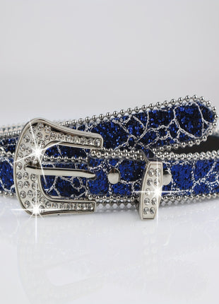 Ceinture fine en strass pour femme de style I, personnalité de la mode