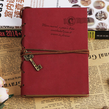 Now Available at Buy Center: Creative Stationery Retro Bandage Faux Leather Handbook Diary Small book red