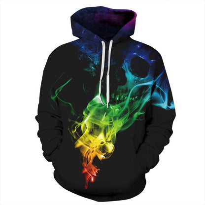 Just Arrived at Buy Center: Starry Sky Men's Color Ink Digital Printed Hoodie Style 1