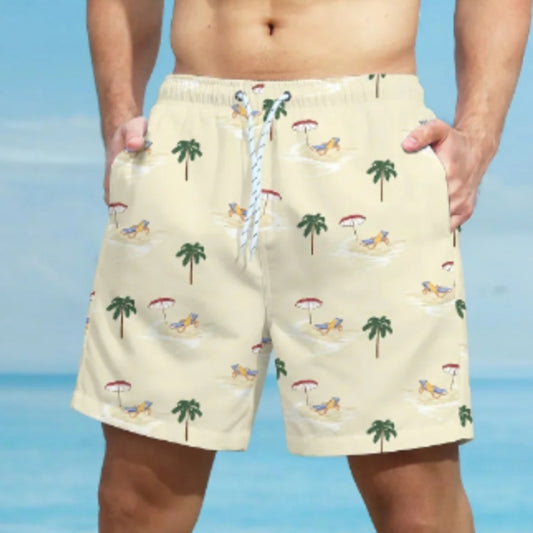 Just Arrived at Buy Center: Printed Men's Fashionable Sports Beach Shorts As shown in the picture