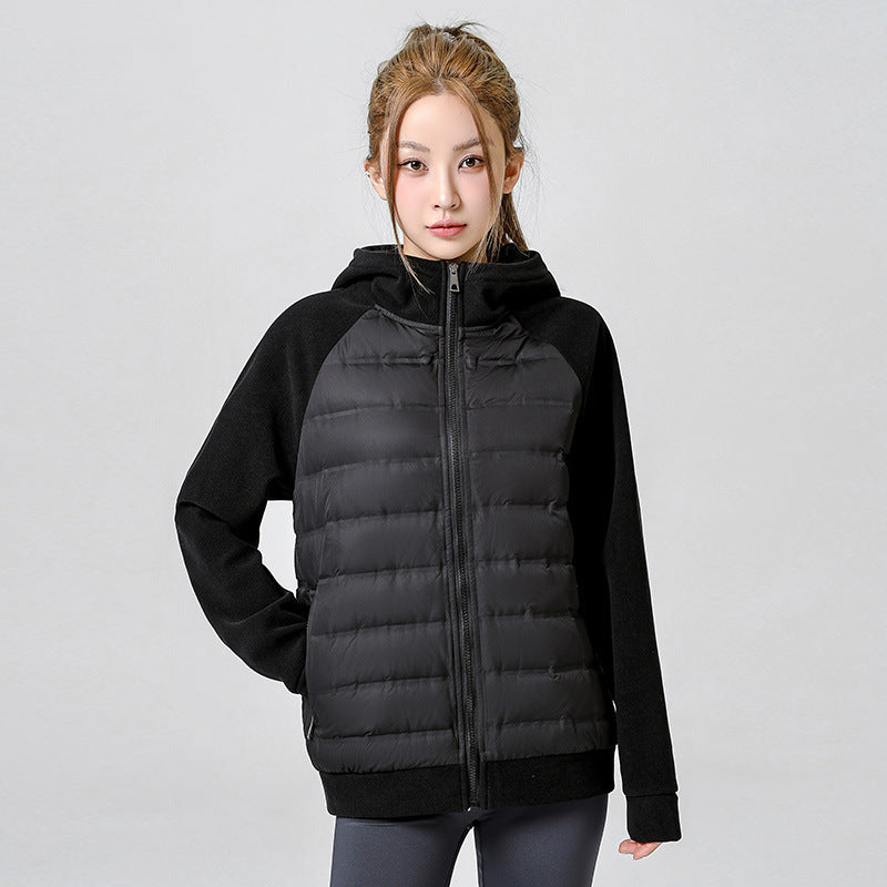 Down Jacket Men's And Women's Winter Lightweight Knitted Sports Buy Center