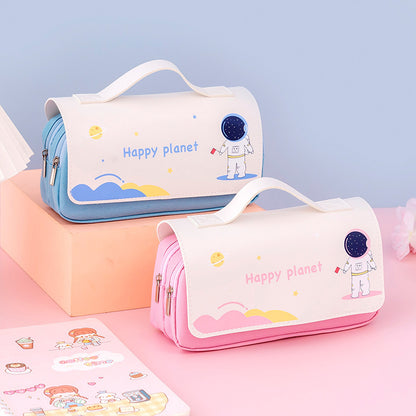 Newly Arrived at Buy Center: Large-capacity Pencil Case Cute Portable Cartoon Creative Multi-function