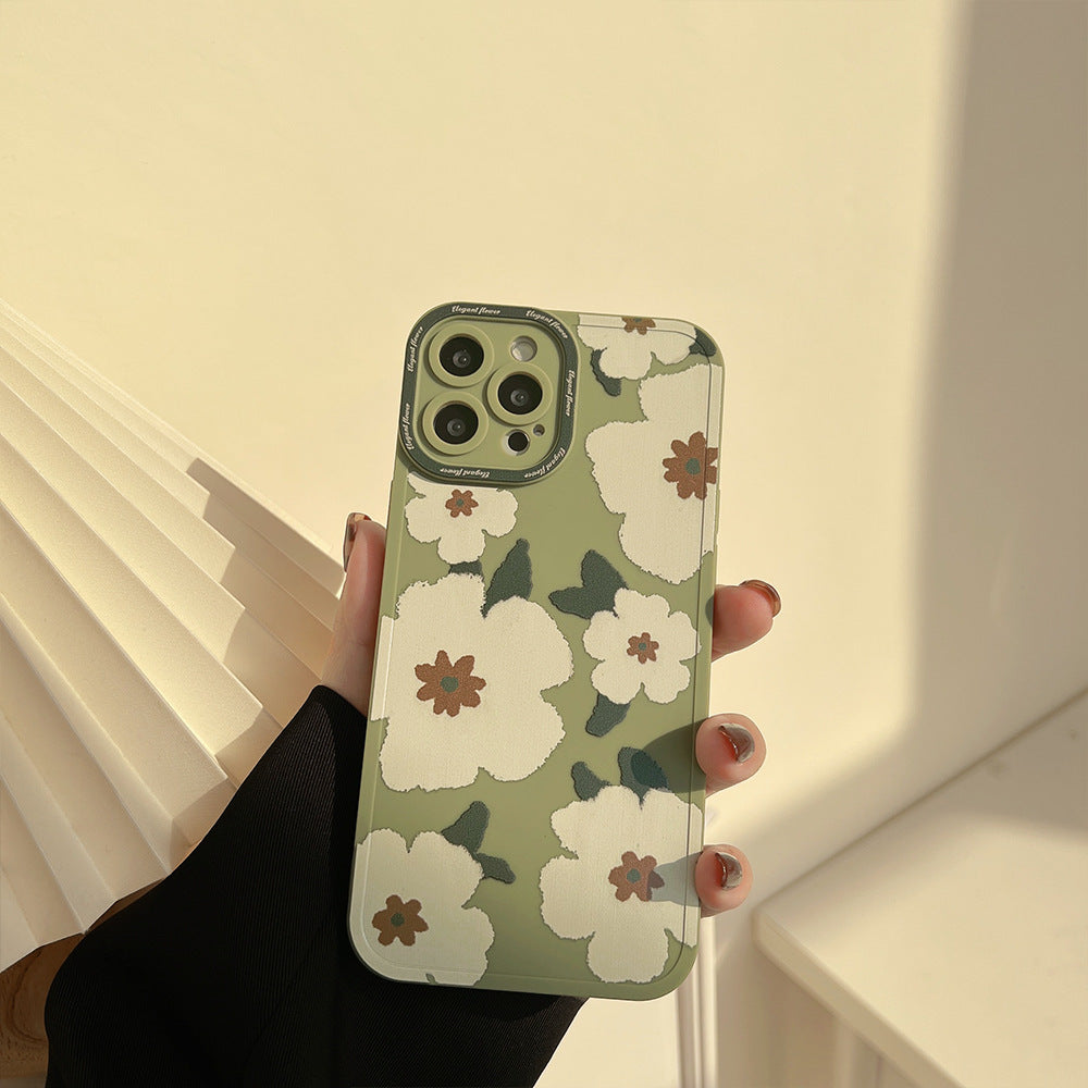 Fresh on the Scene at Buy Center: Back Cover Flower Art Applicable Phone Case