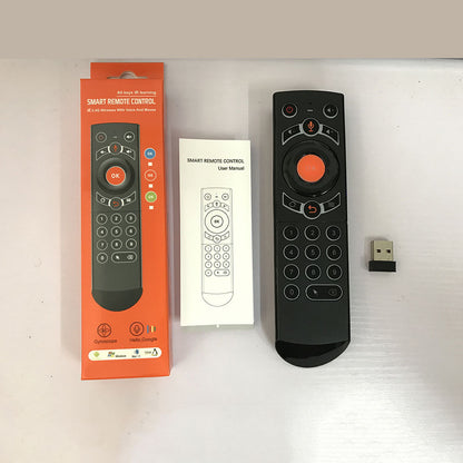 Newly Released at Buy Center: -border Google Intelligent Voice TV Set-top Box Universal Remote Control Wireless Mouse And Keyboard G21pro24G Voice With Gyroscope