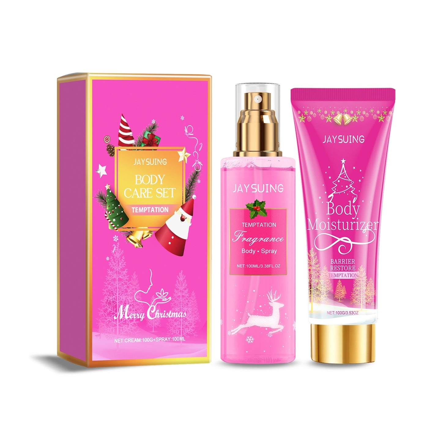 Fresh on the Scene at Buy Center: Christmas Fragrance Body Care Set Temptation Fragrance