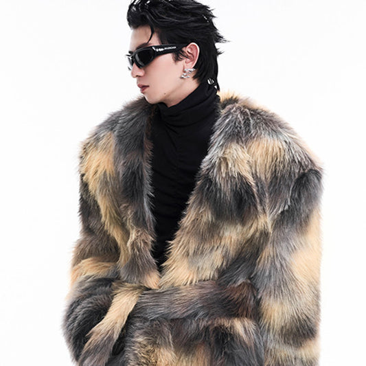 Autumn And Winter Light Luxury Mink-like Chic Overcoat | Men's Clothing6 | Buy Center