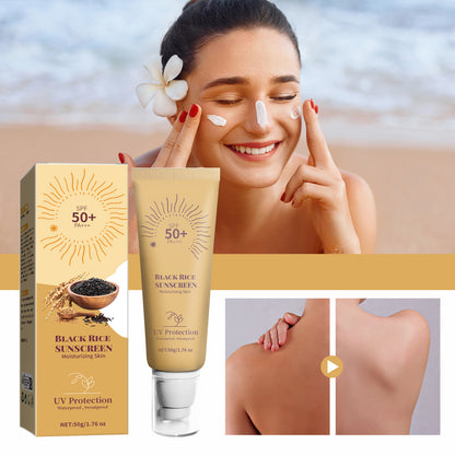 Buy Center Exclusive Offer-Black Rice Moisturizing Cream UV Isolation Sunscreen Cream