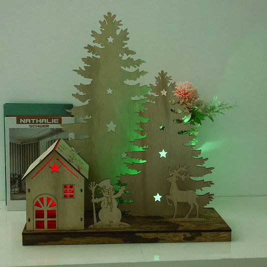 Creative Christmas Decorative Wooden Crafts Buy Center