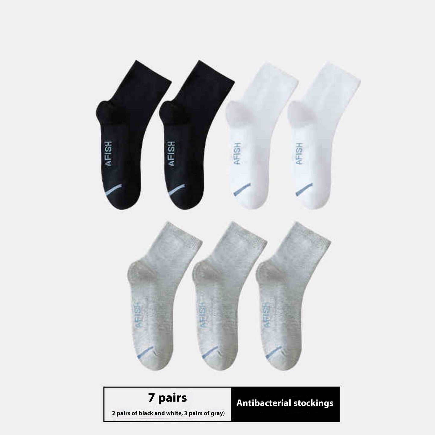 Men's Short Socks Summer Thin Sport Breathable