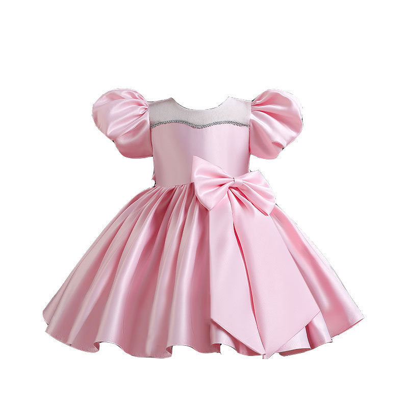 Newly Released at Buy Center: Girl's Gown-year-old Bow Princess Dress