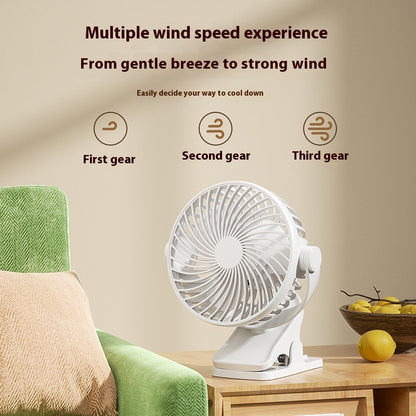 Fresh on the Scene at Buy Center: Multifunctional USB Student Dormitory Charging Portable Office Noiseless Electric Fan