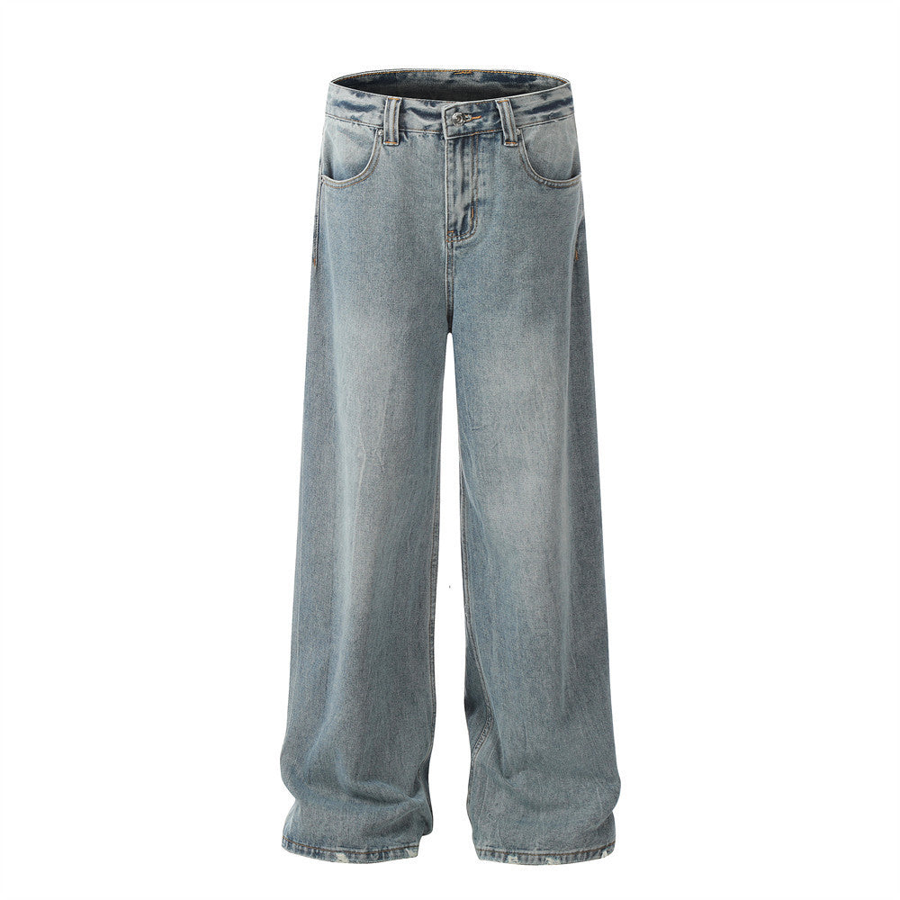 Newly Released at Buy Center: Fashion American Washed Worn Jeans Men