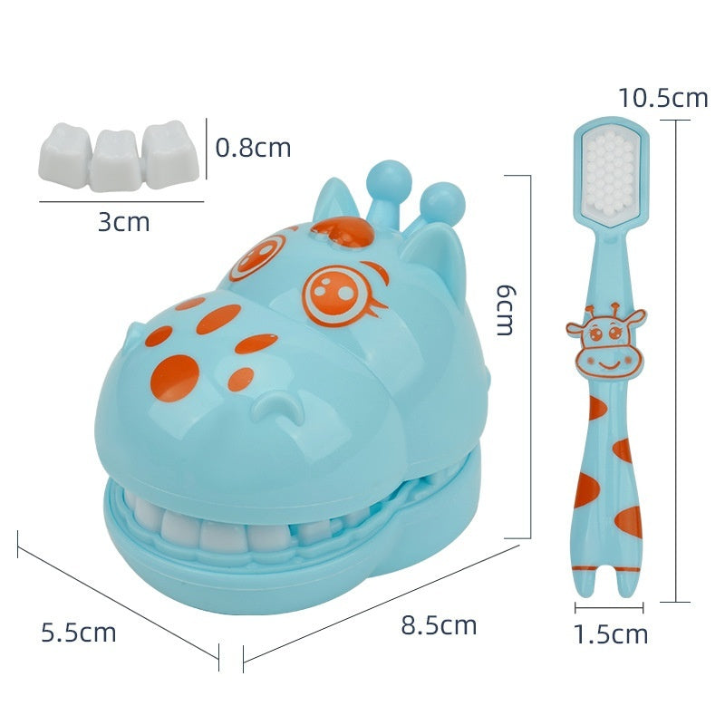 Hot New Items at Buy Center: Dental Cast Doctor Dental Cast Accessories Interactive Play House Dentist Suit Toy Light Blue No Upper Teeth