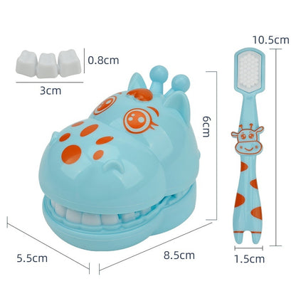 Hot New Items at Buy Center: Dental Cast Doctor Dental Cast Accessories Interactive Play House Dentist Suit Toy Light Blue No Upper Teeth