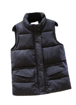 Down Cotton Waistcoat for Women's Autumn and Winter Jacket