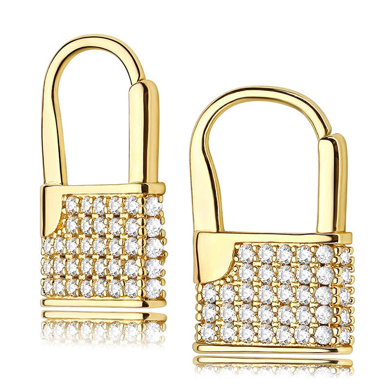 Boucles d'oreilles Lock Design Sense Fashion